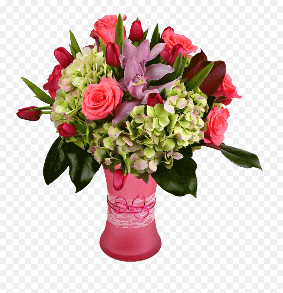 Pink Champagne Bouquet - Flower Bouquet Png,Transparent Pink Flowers