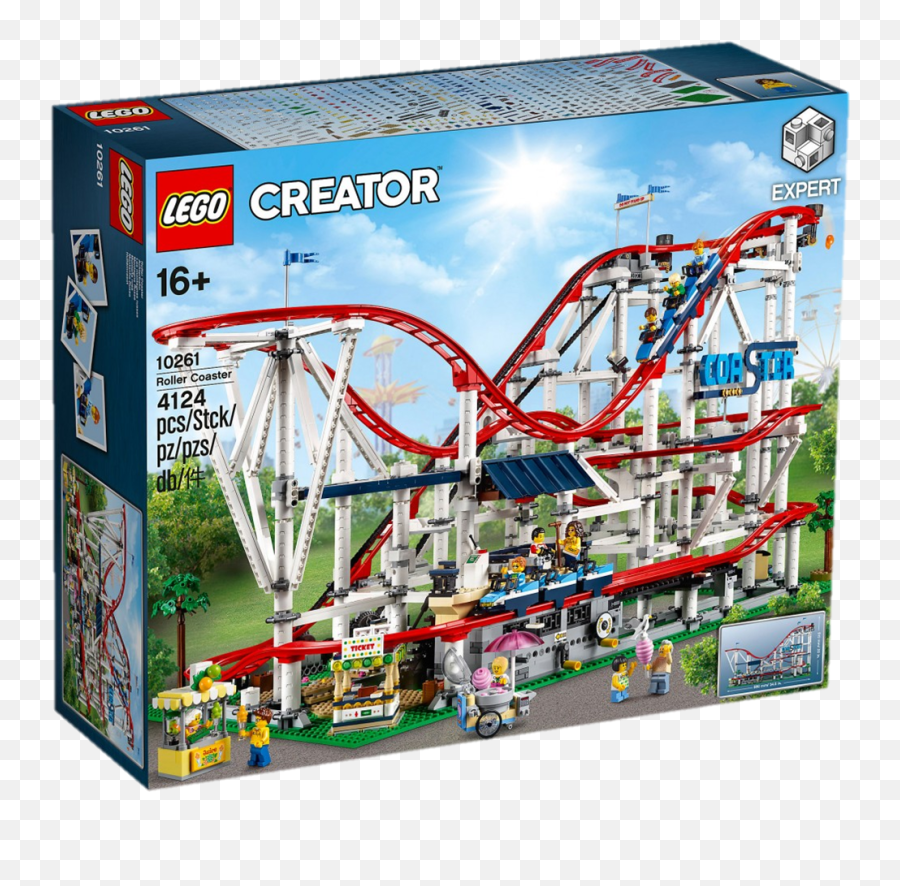 Download 10261 Roller Coaster - Lego Creator Amusement Park Lego Creator Roller Coaster Png,Roller Coaster Transparent