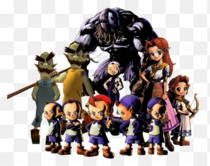 Majoras Mask Side - Mask Characters Png,Majora's Mask Transparent