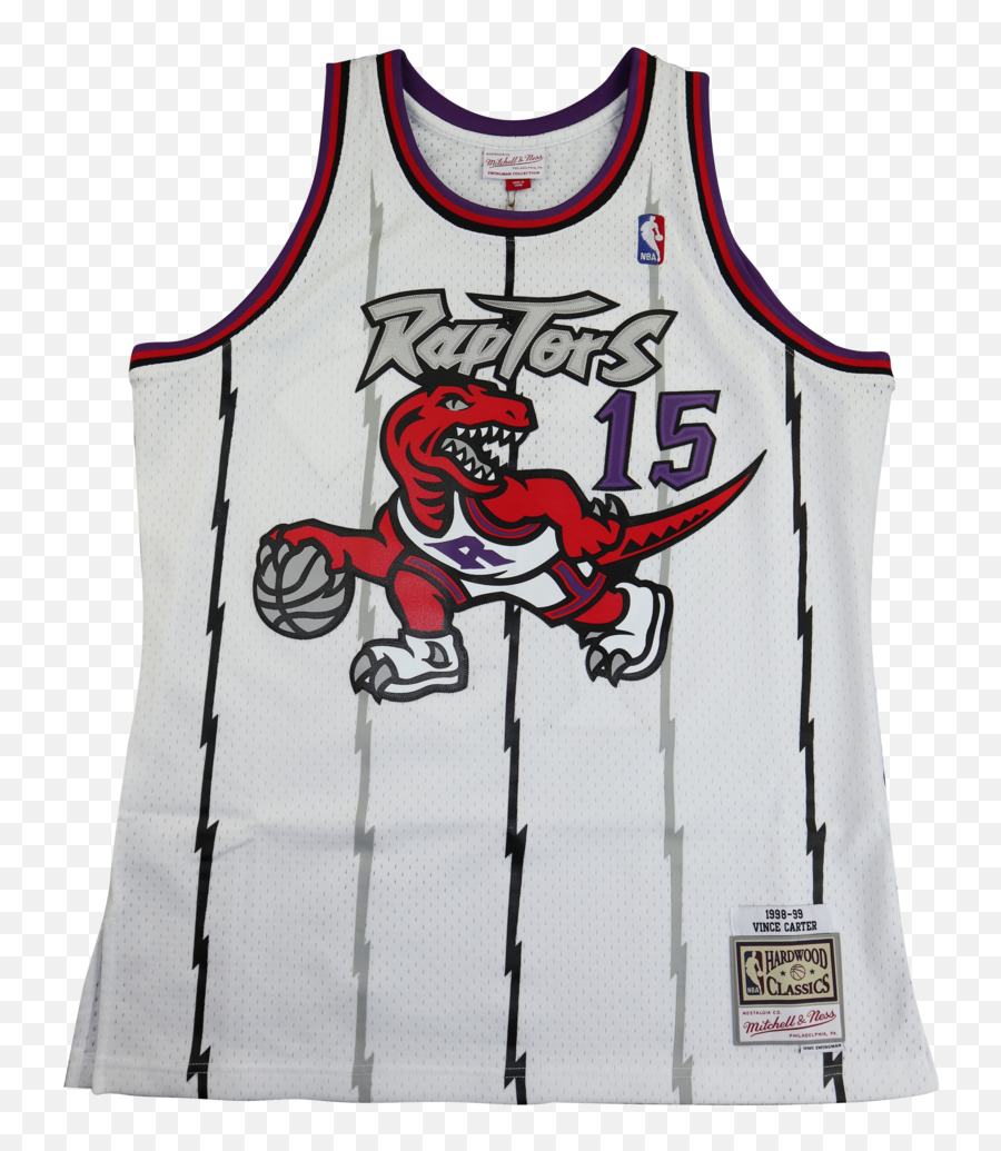 Download Vince Carter Raptors Jersey Mitchell And Ness White - Toronto Raptors White Jersey Png,Vince Mcmahon Png