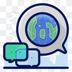 International Global Earth Conversation Chat - Earth Communication Icon png