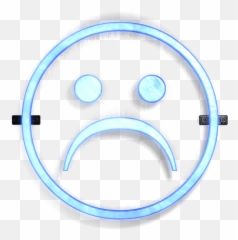 Hd Vfx Neon Symbol Sad Face - Dance Png,Icon Sad Twitter