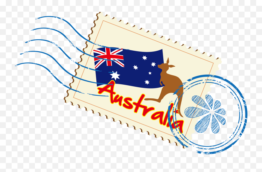 Vector Euclidean Stamps Australia Icon Free Png Hq - Postage Postage Stamp Australia Png,Stamps Png