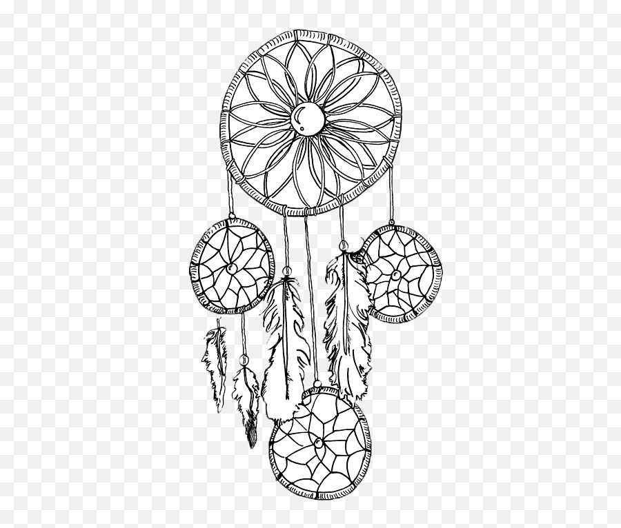 Dream Catcher Tumblr Drawing - Easy Drawing Dream Catcher Art Png,Dream Catcher Png