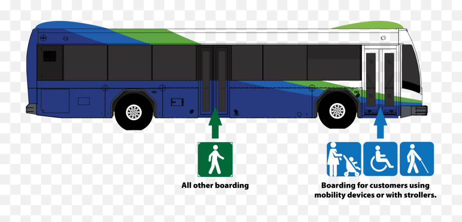 Rear Door Boarding In Effect Until Further Notice To Help - Commercial Vehicle Png,Enterprise Service Bus Icon