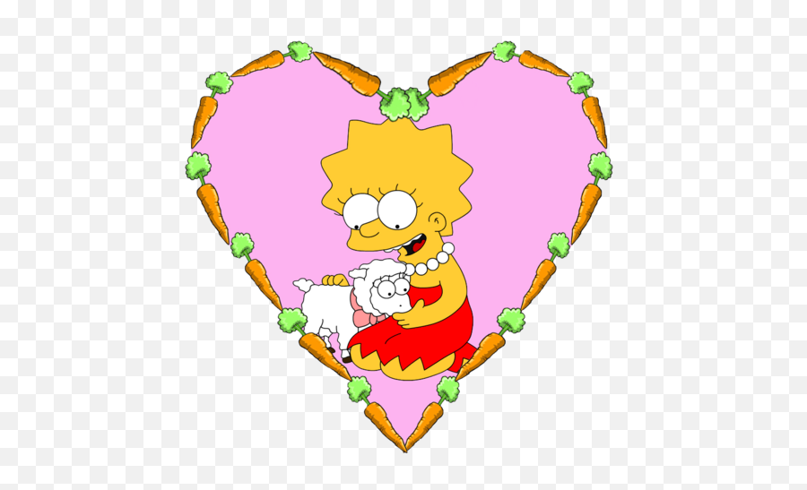 Simpsons Tatuajes Divertidos Dibujos De Los Simpson - Lisa Simpson And Lamb Png,Lisa Simpson Png