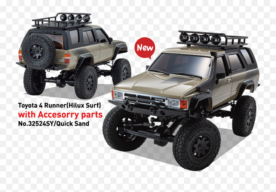 Mini - Z 44 Readyset Toyota 4runner Hilux Surf Kyosho Rc Kyosho Mini Z Toyota 4runner Png,Icon 4x4 Fj