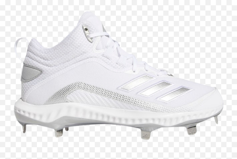 Icon 6 Bounce Mid U0027white Silver Metallicu0027 - Round Toe Png,Adidas Boost Icon 2 Cleats