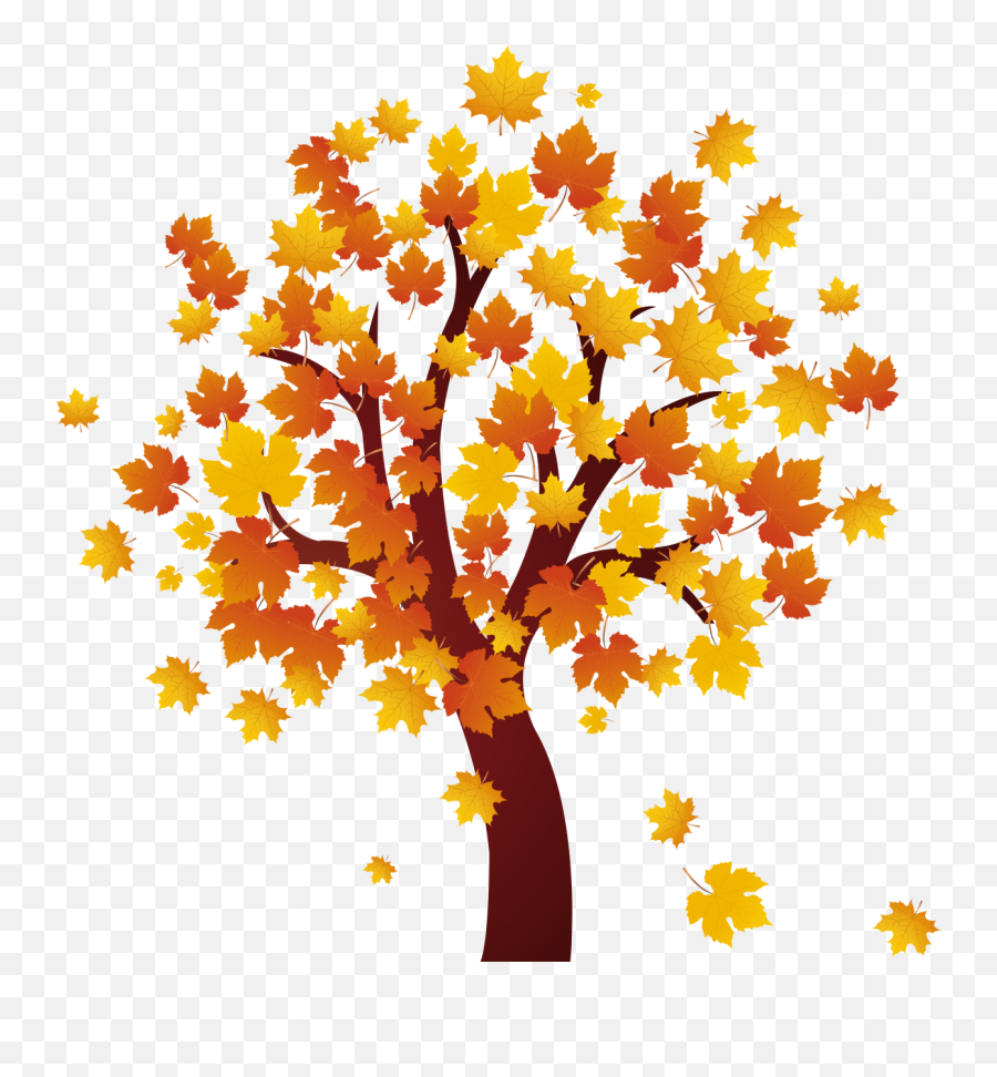 Library Of Fall Tree Vector Royalty - Tree Fall Clip Art Png,Fall Trees Png
