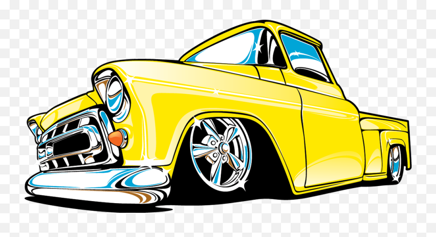Download Hd Truck Clipart Low Rider - Drawing Of A Lowrider Png,Low Rider Png