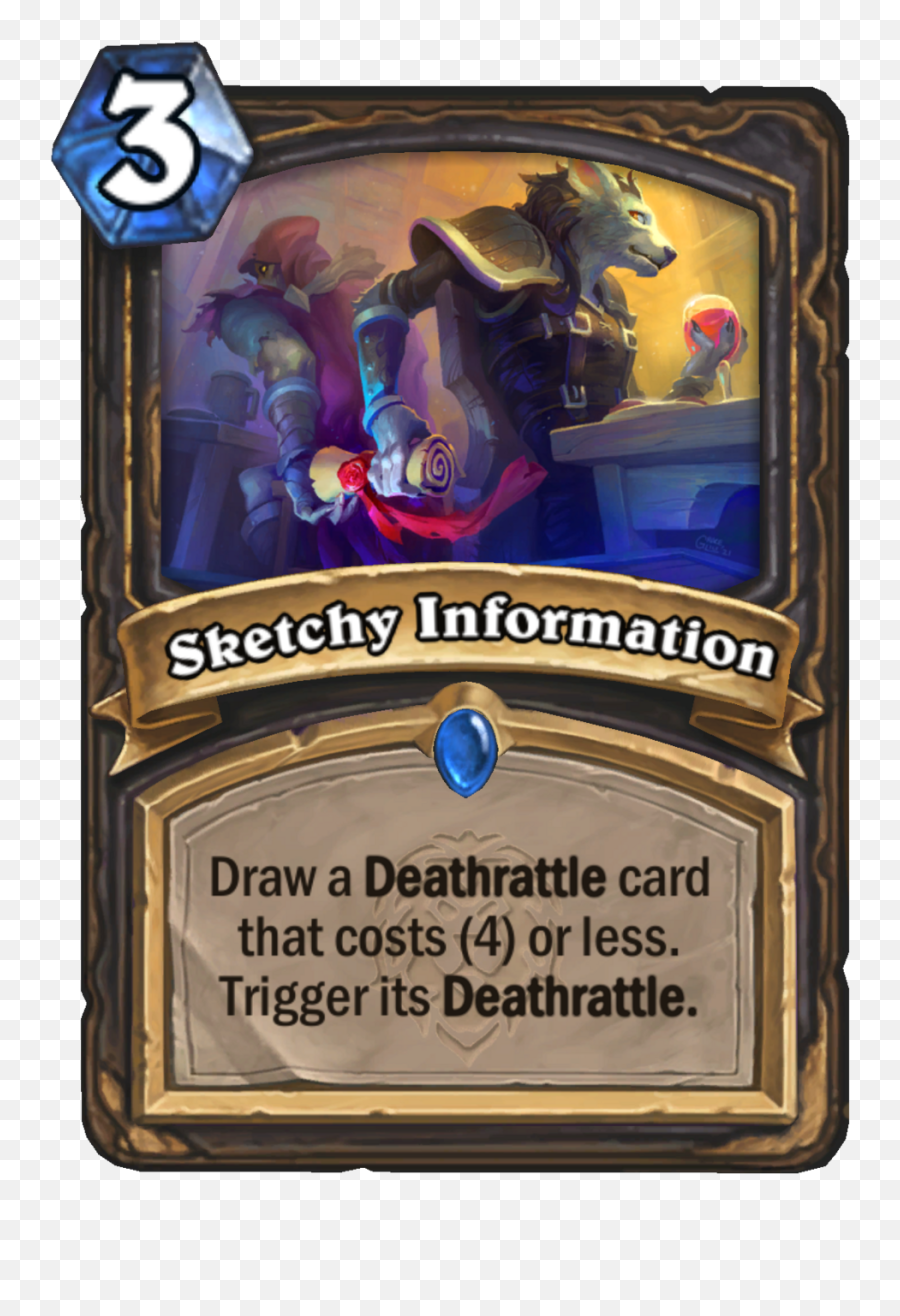 Sketchy Information - Hearthstone Wiki Full Blown Evil Png,Sketchy Icon Set