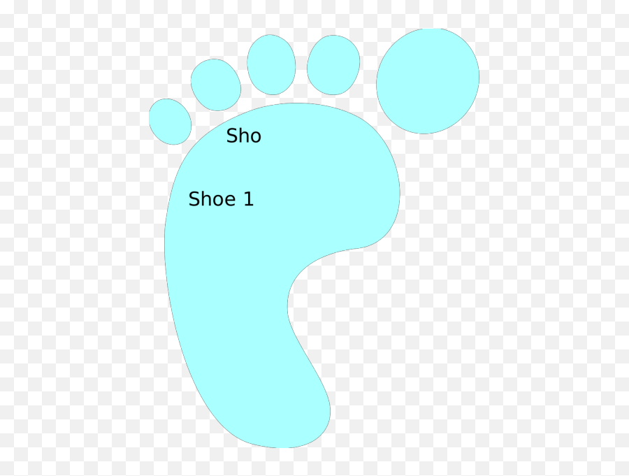 Foot Outline Png Svg Clip Art For Web - Download Clip Art Etiquetas Para Agua Para Baby Shower,Foot Icon Vector