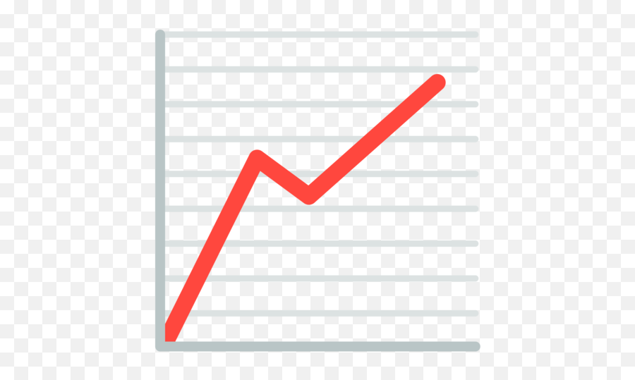 Chart Increasing Emoji Png Upward Trend Icon