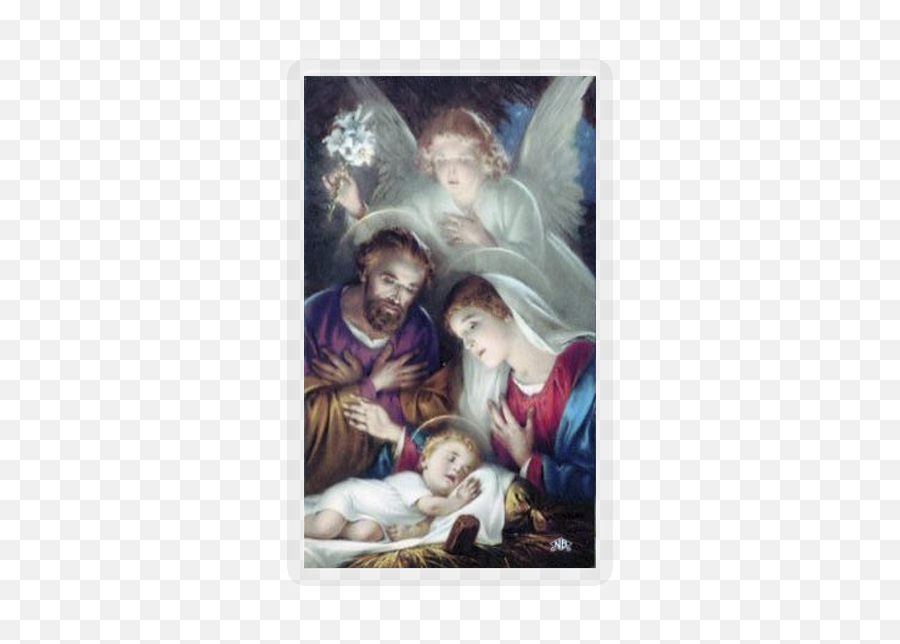 Download Hd Nativity Scene - Holy Family At Christmas Family Christmas Dinner Prayer Png,Nativity Scene Png