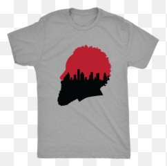 Harden Silhouette With Houston Skyline Triblend T - Shirt Clutch City Png,Houston Skyline Png