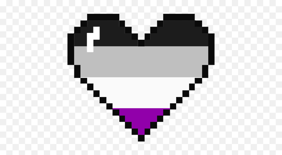 Asexual Heart Stripe Pixel Flat - Transparent Png U0026 Svg V For Vendetta Pixel,Pixel Png