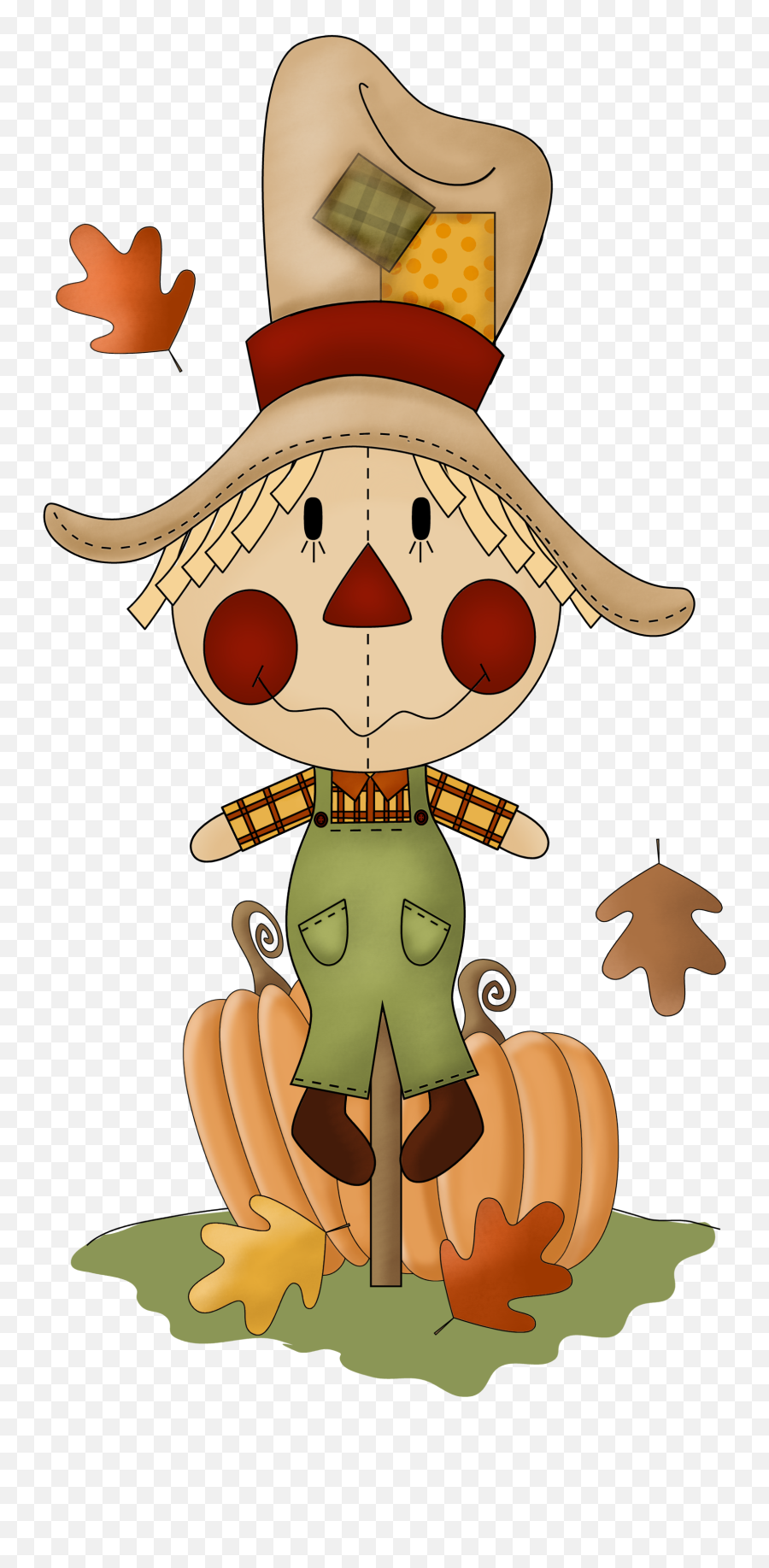 Scarecrow Clipart Png Download - Cute Scarecrow Clip Art,Scarecrow Png
