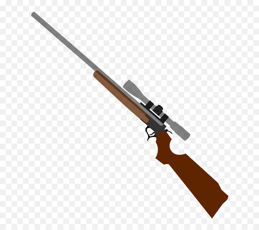Weapon Rifle Gun Telescopic - Rifle Gun Clipart Png,Rifle Png