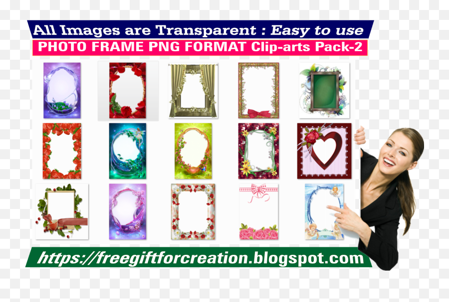 Free Download Photo Frame Png Format Clip - Arts Pack2 Free Frames,Free Frame Png