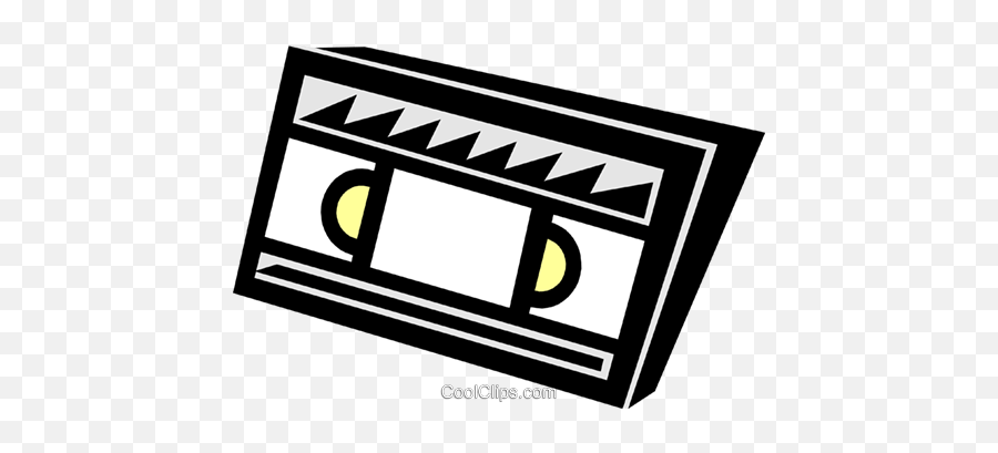 Video Cassette Tape Royalty Free Vector Clip Art - Clip Art Png,Video Tape Png