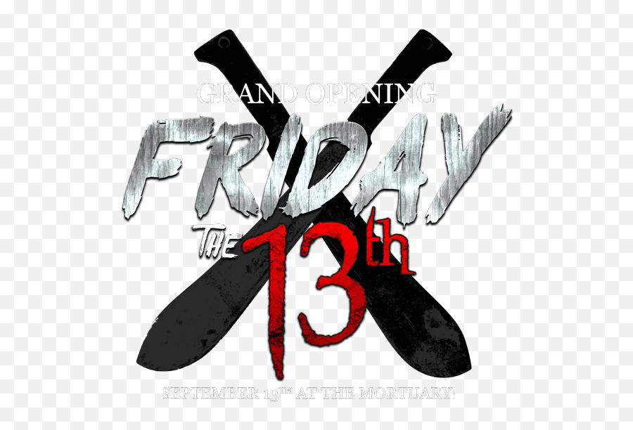 The Mortuary Haunted House - Graphic Design Png,Friday The 13th Game Logo