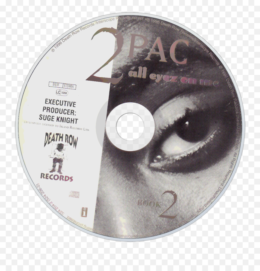 Download Hd 2pac All Eyez - Tupac All 2pac All Eyez On Me Disc Png,2pac Png