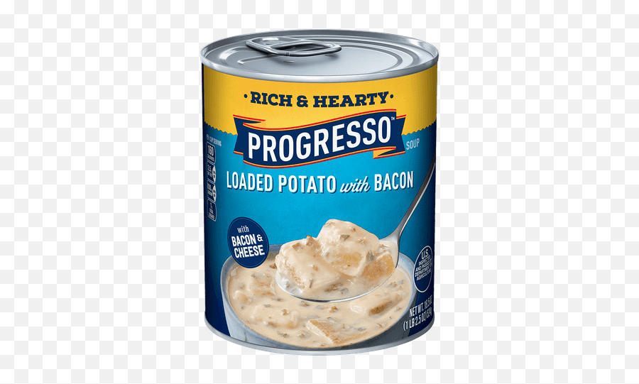 Rich U0026 Hearty Loaded Potato Bacon Canned Soup Progresso - Progresso Chicken And Rice Soup Png,Potato Transparent