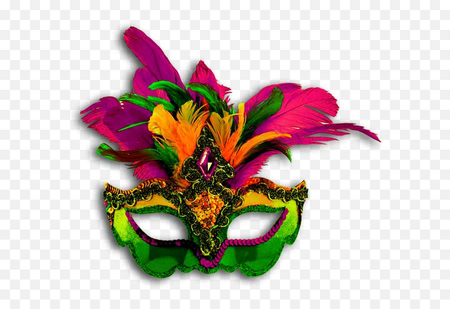 Venetian Feather Mardi Gras Mask Png - Cute Mardi Gras Mask Clipart,Mardi Gras Mask Png