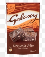 Galaxy Chocolate Orange Brownie - Aimia Foods Galaxy Chocolate Orange Brownie Mix Png,Brownie Png
