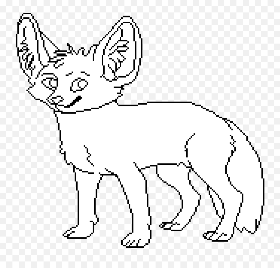 Download Hd Chicken Smoothie Fennec Fox Base - Illustration Chihuahua Png,Fennec Fox Png