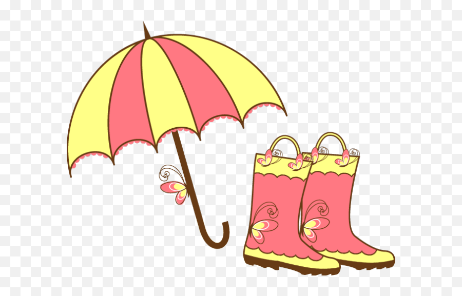 Umbrella Rain Clipart Free Download - Clipart April Showers Png,Rain Emoji Png