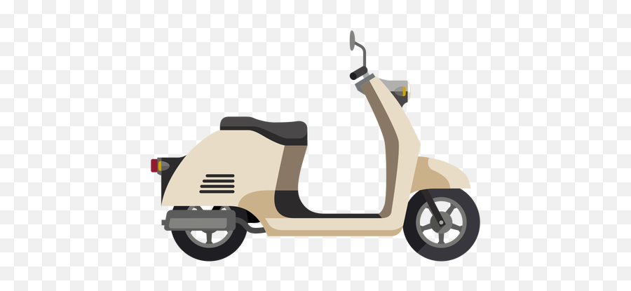 Retro Scooter Motorcycle Icon - Transparent Png U0026 Svg Vector Scooter Png Icon,Motorcycle Transparent Background