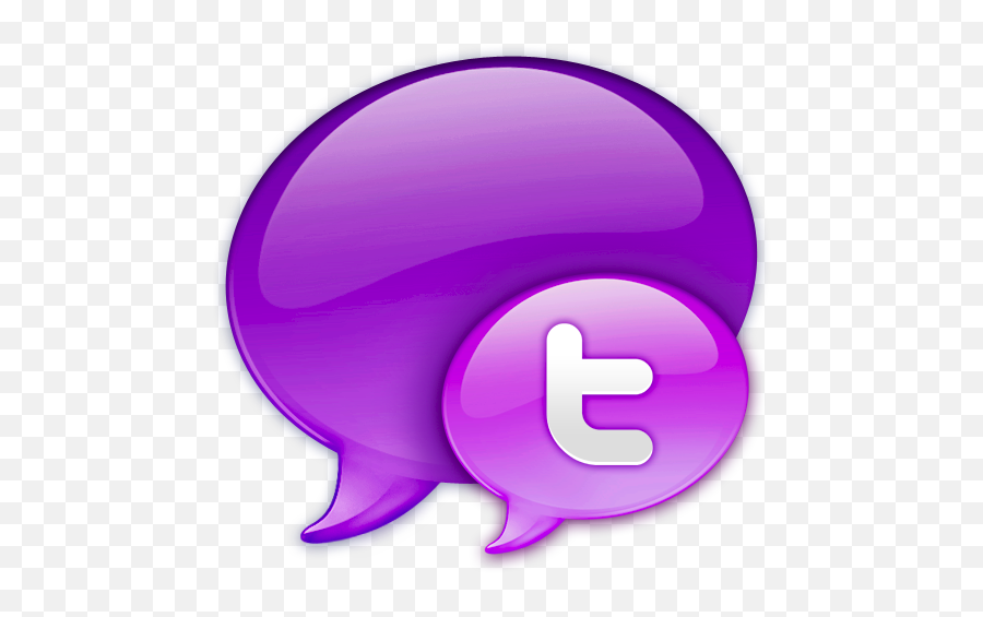 Small Twitter Logo In Pink Icon - Balloon Icon Png,Twitter Logo Icon