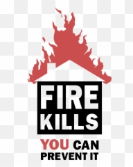 Fire Kills Logo Png Transparent Svg - Fire Safety Fire Awareness Posters,Fire Logo Png