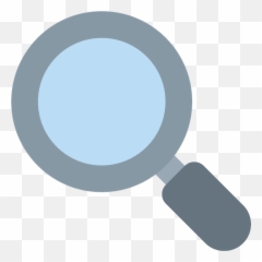 Magnifying Glass Tilted Left Emoji - png