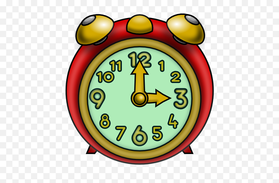 Free Cartoon Clock Download Clip Art - Three O Clock Clipart Png,Cartoon Clock Png