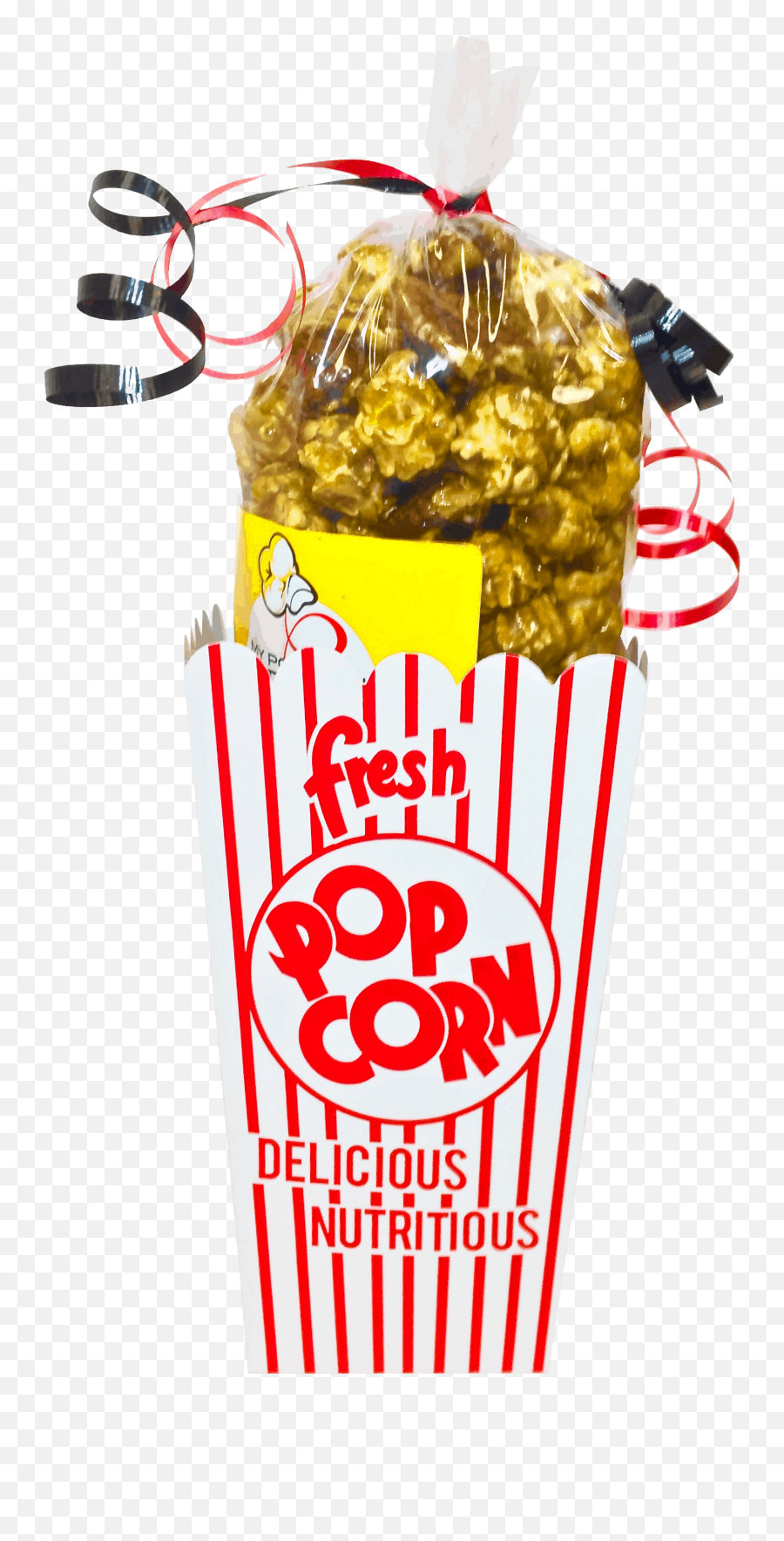 Caramel Nuts Popcorn Gift Box - Popcorn Box Png,Popcorn Transparent Background