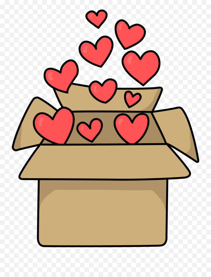 Box Clipart Png - Box With Heart Clipart,Box Clipart Png