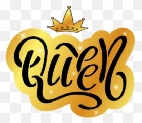 Queen Royalty Gold Crown Sticker - Reina Dibujos De Coronas png