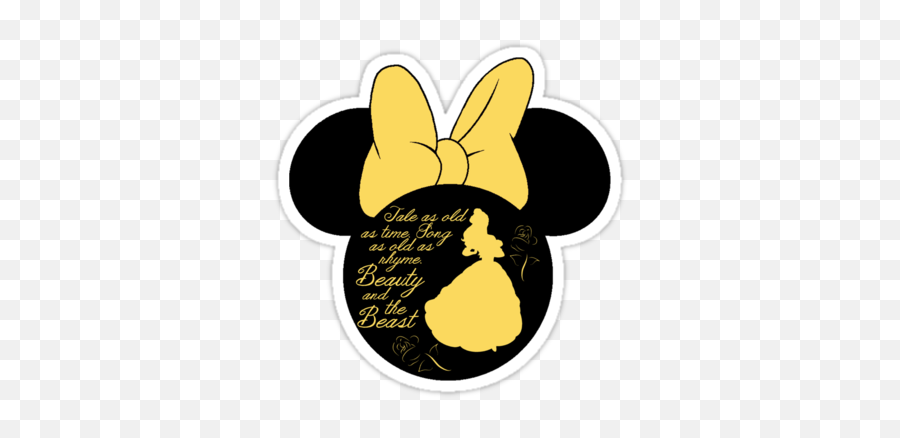 Diy Belle Shirt - Happy Png,Mickey Silhouette Png