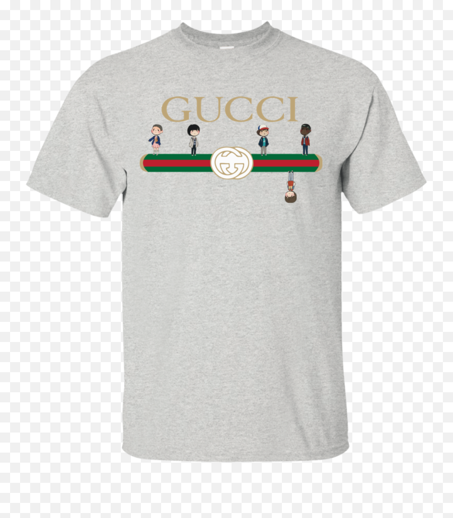 Library Gucci T Shirt Logo Png Black And White Download - Stranger Things Gucci Shirt,Gucci Logo Png - free png images -