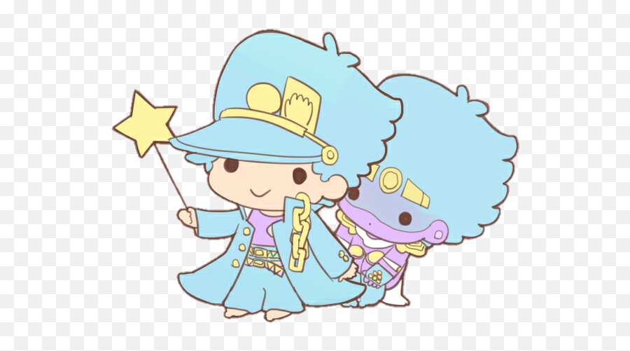 Download - Chibi Cute Jotaro Kujo Png,Star Platinum Png