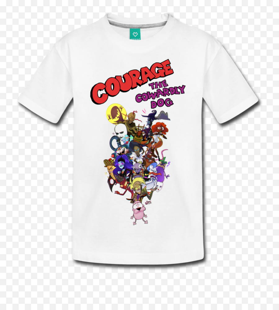 Cowardly Dog Kids Premium T - Courage The Cowardly Dog Shirt Png,Courage The Cowardly Dog Png
