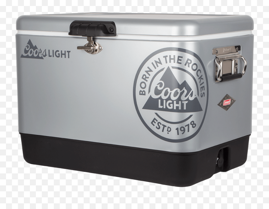 Our 54 - Quart Coleman Steel Belted Cooler Is The Perfect Portable Png,Coors Light Png