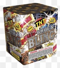 Fireworks Tnt Red White U0026 Bling - Tnt png