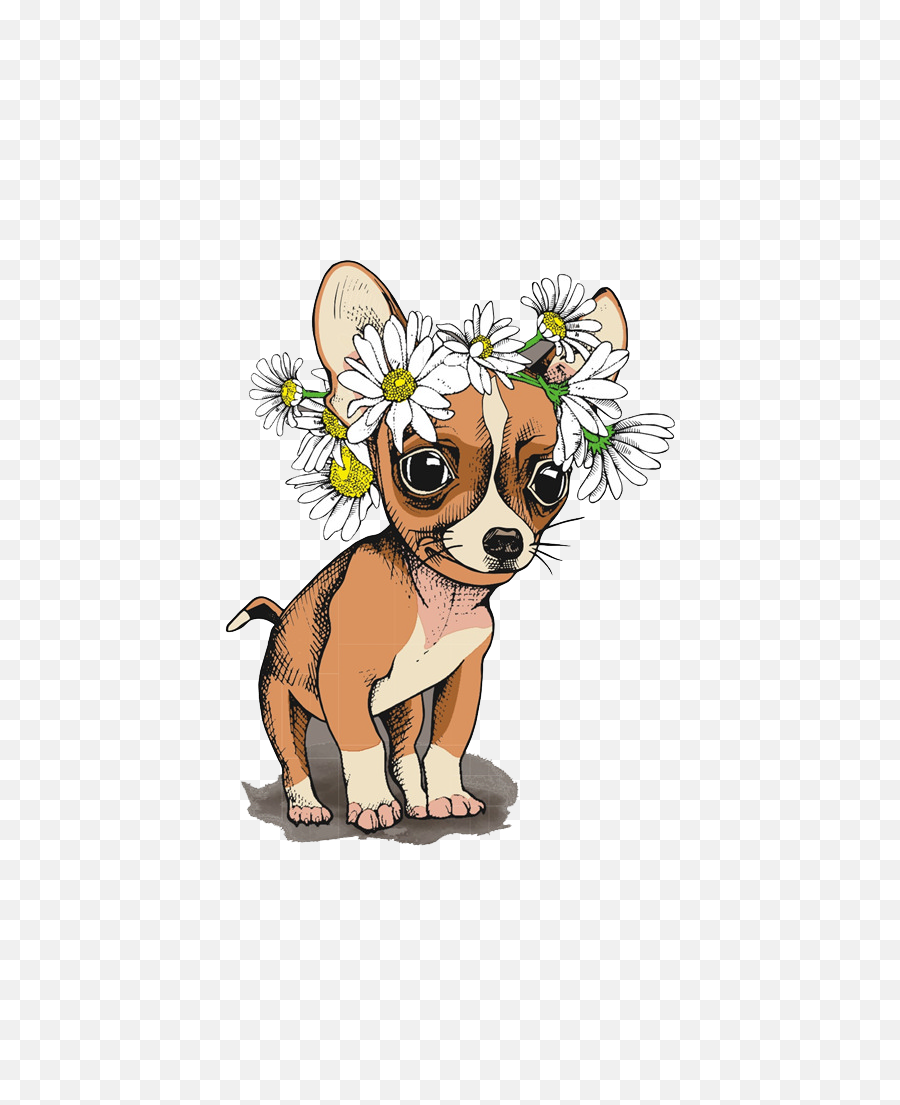 Chihuahua Puppy Euclidean Vector - Brown Deer Png Download Dog Png Cartoon Chivava,Chihuahua Png