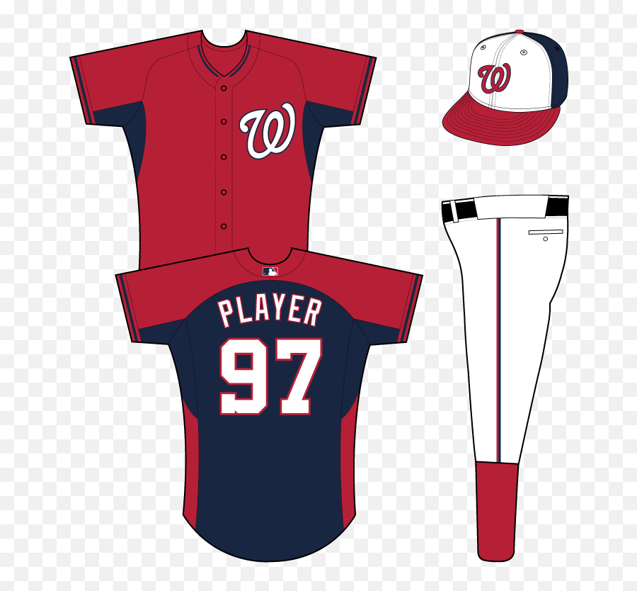 Washington Nationals Practice Uniform - National League Nl New York Yankees Colours Png,Washington Nationals Logo Png