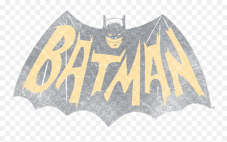 Batman - Classic Tv Series Show Logo Menu0027s Regular Fit Tshirt Batman  1966 Png,Regular Show Logo - free transparent png images 