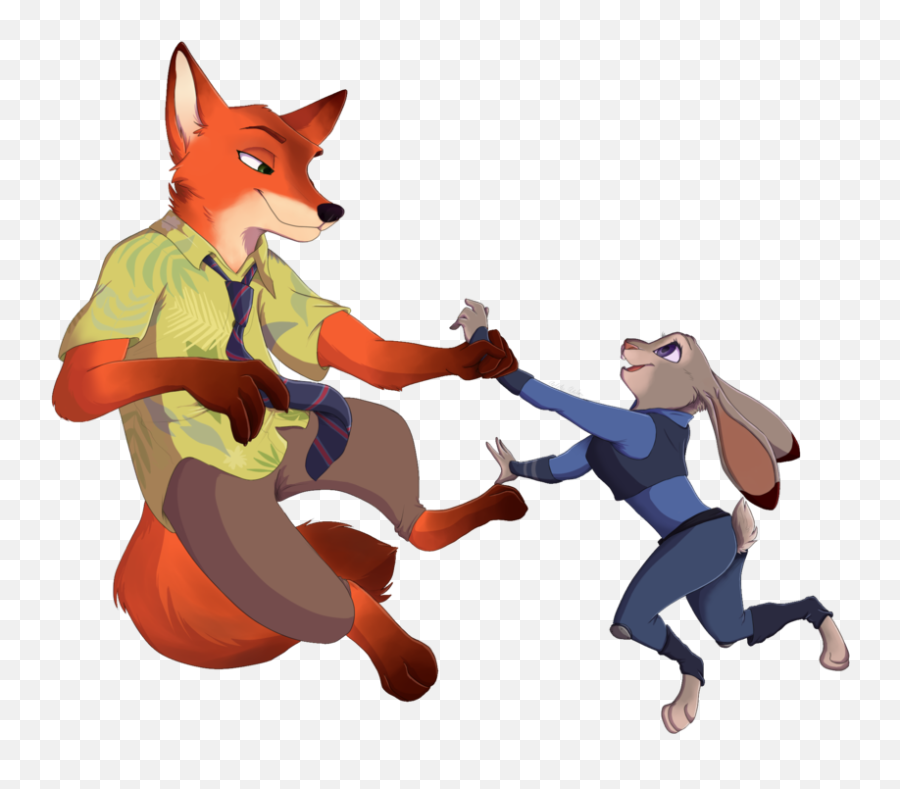 Judy Hopps And Nick Wilde - Fictional Character Png,Judy Hopps Png