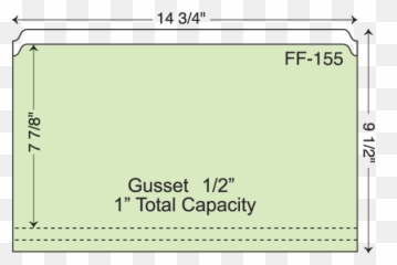 Custom Printed File Folders - style FF155 Horizontal png